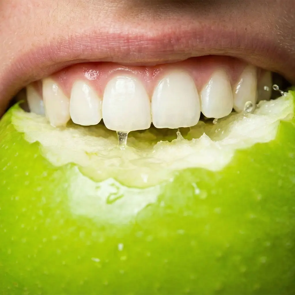 Before and After porcelain crown